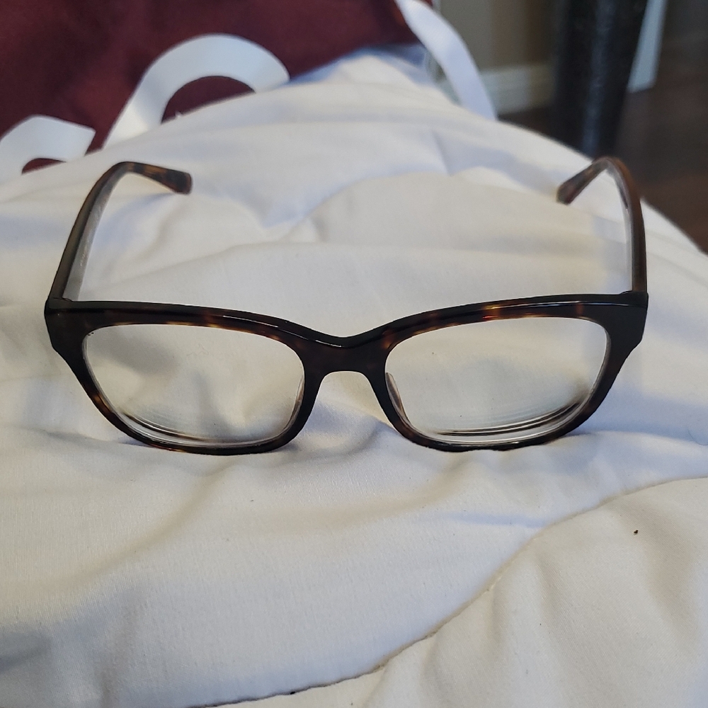Coach Tortoise and Pink Frame Reading Eyeglasses